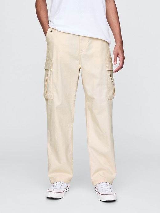 Image number 2 showing, Herringbone Utility Cargo Pants