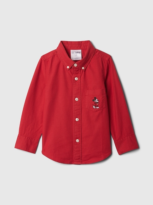 Image number 1 showing, Gap × Disney Baby Mickey Mouse Oxford Shirt