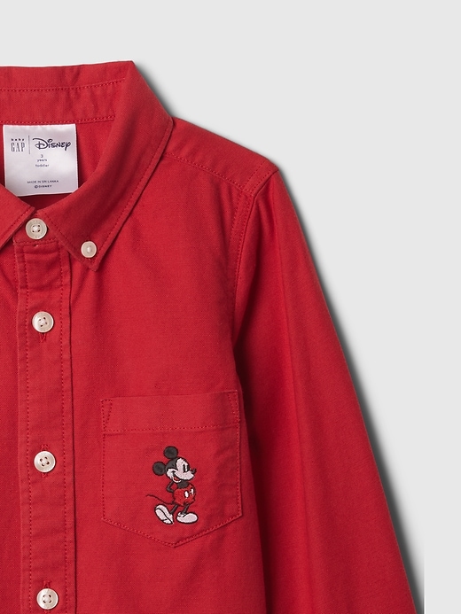 Image number 3 showing, Gap × Disney Baby Mickey Mouse Oxford Shirt