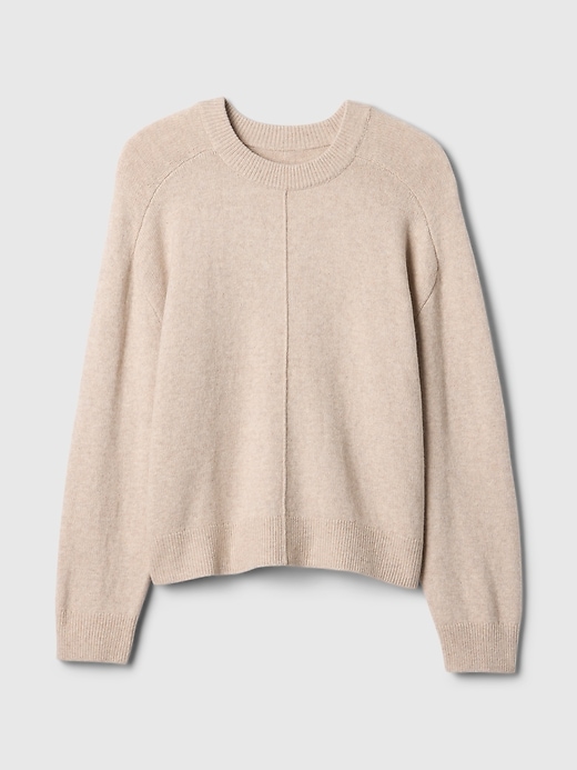 Image number 5 showing, CashSoft Slouchy Seam Sweater