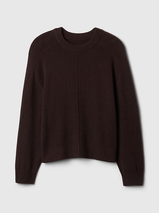 Image number 5 showing, CashSoft Slouchy Seam Sweater