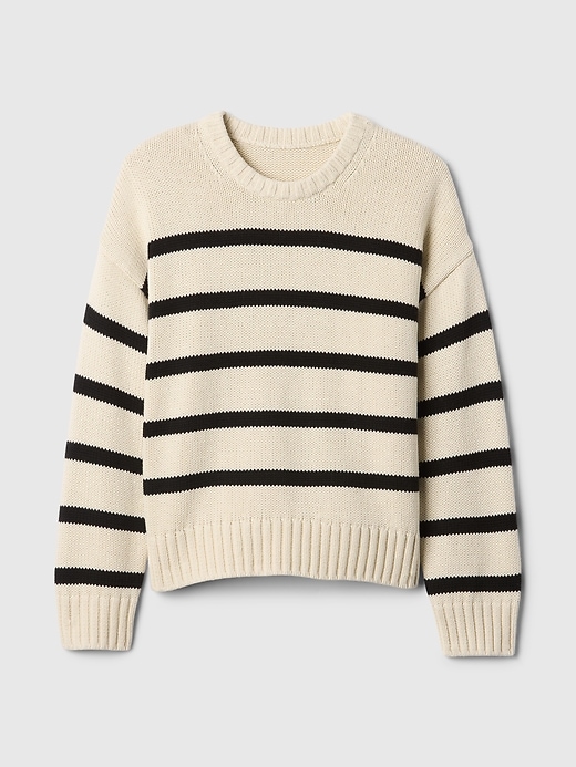 Image number 5 showing, 100% Cotton Relaxed Sweater