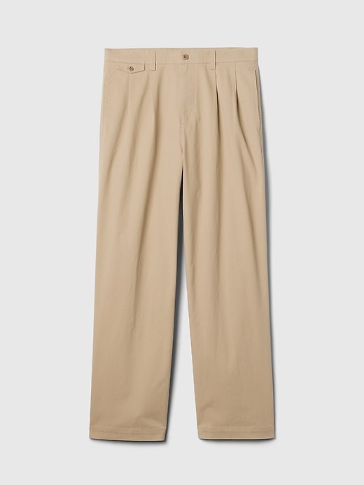 Image number 6 showing, Modern Pleated Khakis in Baggy Fit