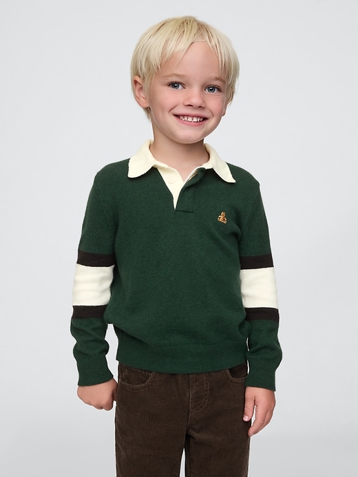 Image number 1 showing, babyGap CashSoft Polo Sweater