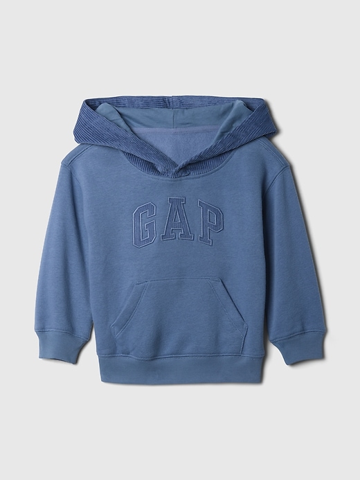 Image number 1 showing, babyGap Vintage Soft Logo Corduroy Hoodie