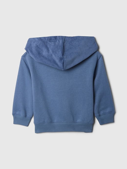 Image number 2 showing, babyGap Vintage Soft Logo Corduroy Hoodie