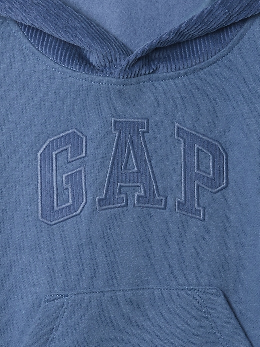 Image number 3 showing, babyGap Vintage Soft Logo Corduroy Hoodie