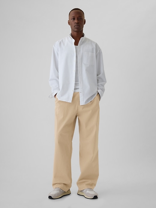 Image number 1 showing, Modern Pleated Khakis in Baggy Fit