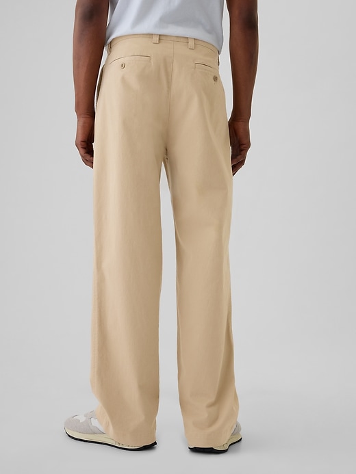 Image number 4 showing, Modern Pleated Khakis in Baggy Fit