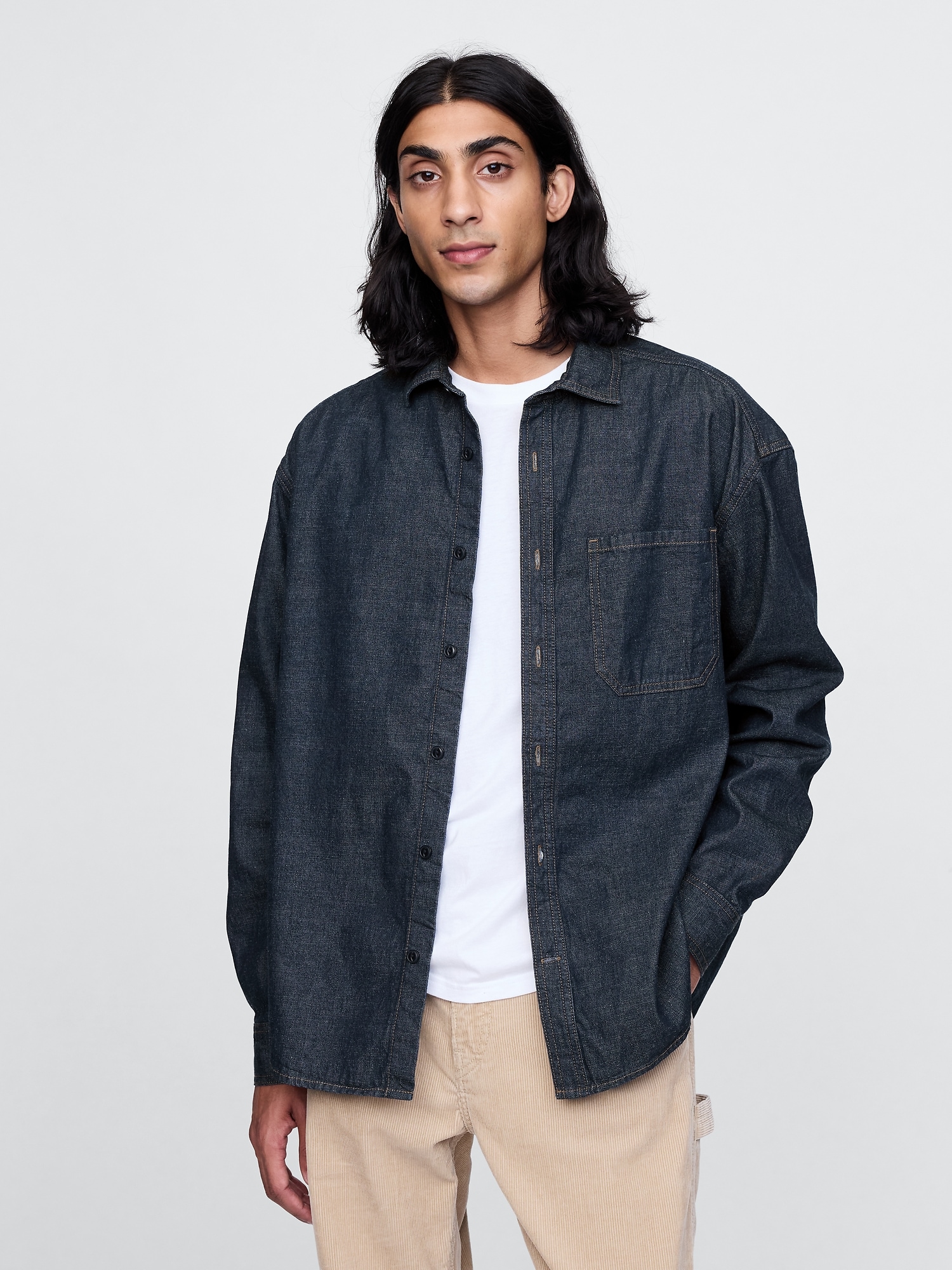 Denim Big Shirt | Gap