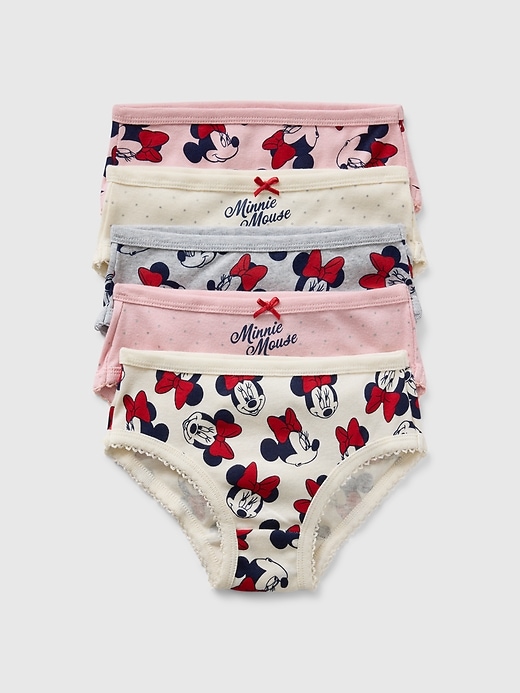 Image number 1 showing, Gap × Disney Toddler Organic Cotton Bikini Briefs (5-Pack)