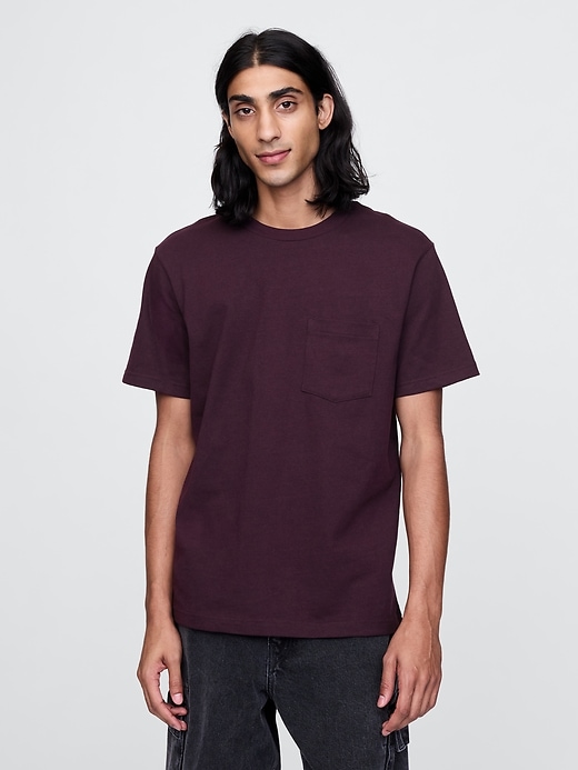 Image number 1 showing, Heavyweight Pocket T-Shirt