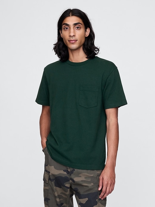 Image number 1 showing, Heavyweight Pocket T-Shirt