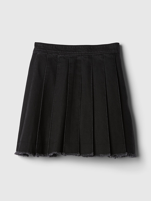 Image number 5 showing, Pleated Denim Mini Skirt