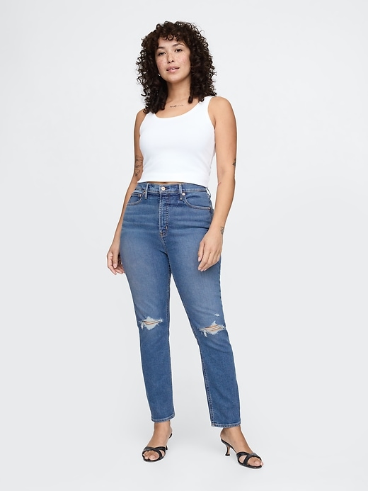 Image number 5 showing, High Rise Vintage Slim Jeans