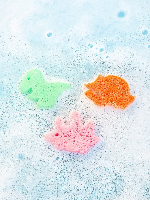 Image number 2 showing, Spongelle Foaming Sponge Spongeasaurus Body Wash Infused Buffers Assorted Pack of 3