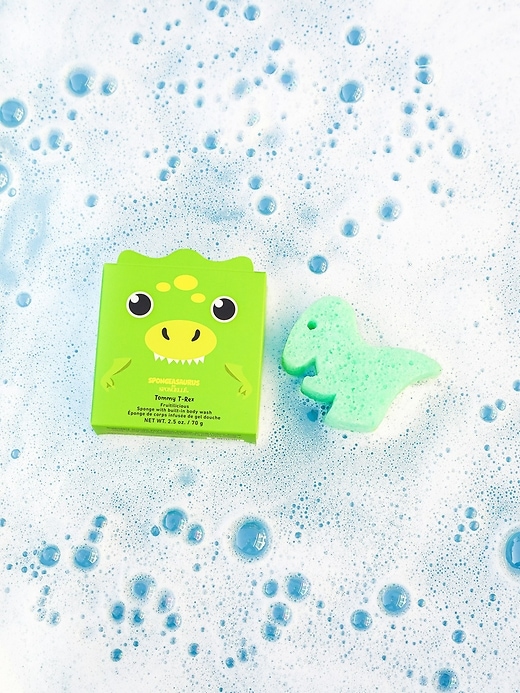 Image number 3 showing, Spongelle Foaming Sponge Spongeasaurus Body Wash Infused Dinosaur Buffer