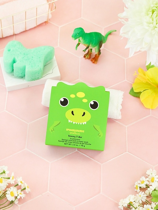 Image number 6 showing, Spongelle Foaming Sponge Spongeasaurus Body Wash Infused Dinosaur Buffer