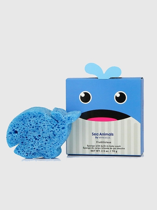 Image number 5 showing, Spongelle Foaming Sponge Sea Animals Body Wash Infused Buffers Assorted Pack of 3