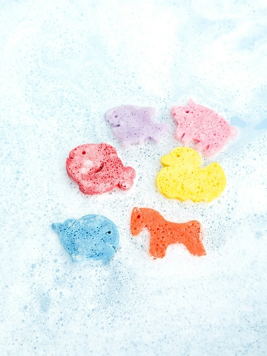 Image number 8 showing, Spongelle Foaming Sponge Sea Animals Body Wash Infused Buffers Assorted Pack of 3