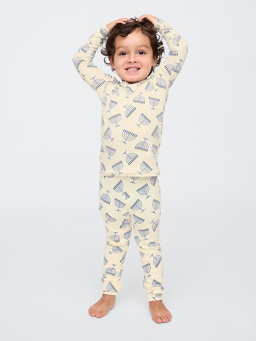 Image number 6 showing, babyGap Organic Brushed Cotton Holiday PJ Set