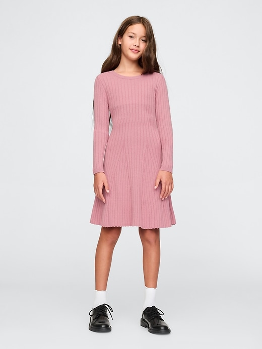 Image number 1 showing, Kids CashSoft Rib Sweater Dress