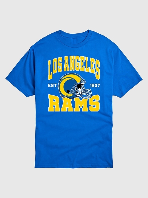 Image number 1 showing, NFL Los Angeles Rams Helmet Graphic Tee