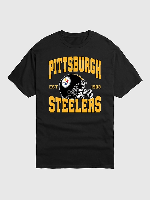 Image number 1 showing, NFL Pittsburgh Steelers Helmet Graphic Tee