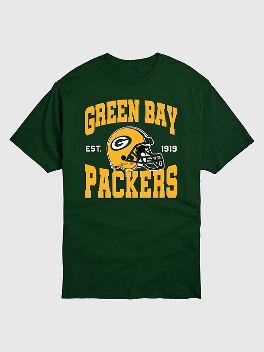 Image number 1 showing, NFL Green Bay Packers Helmet Graphic Tee