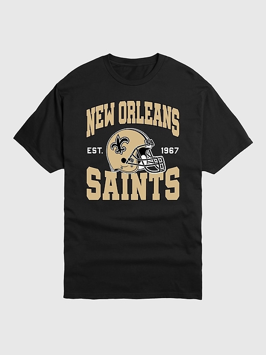 Image number 1 showing, NFL New Orleans Saints Helmet Graphic Tee