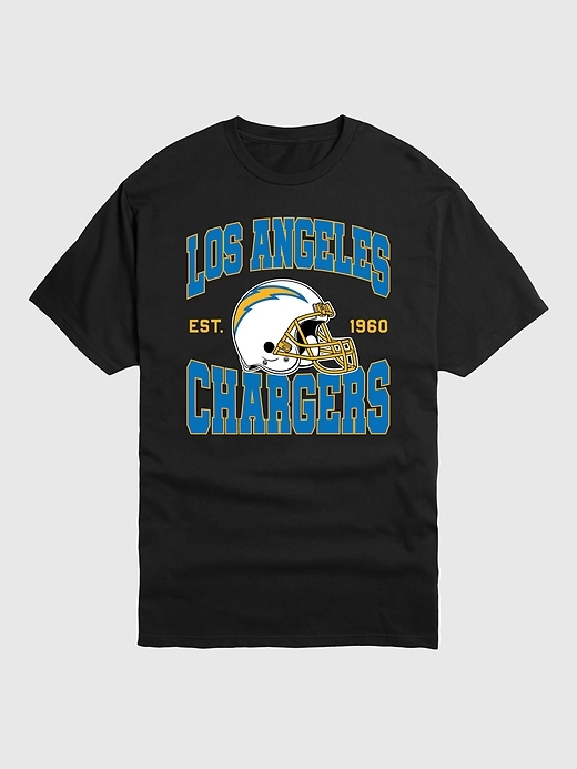 Image number 1 showing, NFL Los Angeles Chargers Helmet Graphic Tee