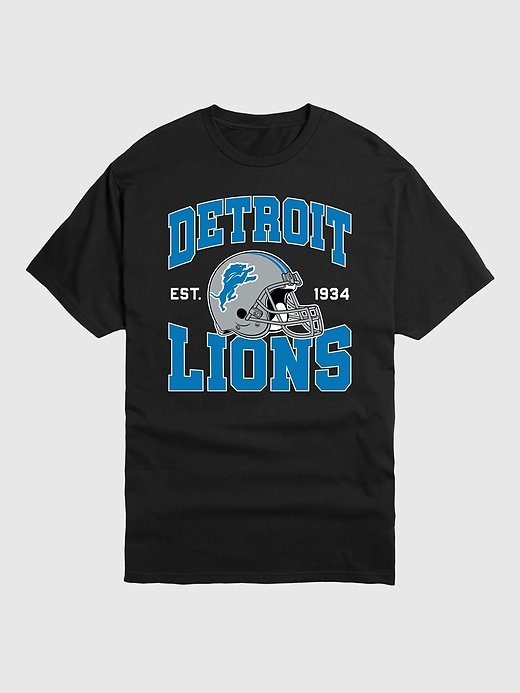 Image number 1 showing, NFL Detroit Lions Helmet Graphic Tee