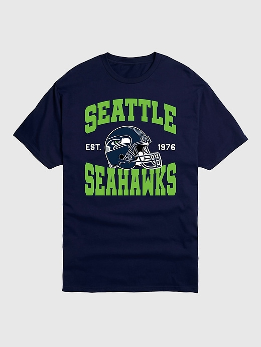 Image number 1 showing, NFL Seattle Seahawks Helmet Graphic Tee