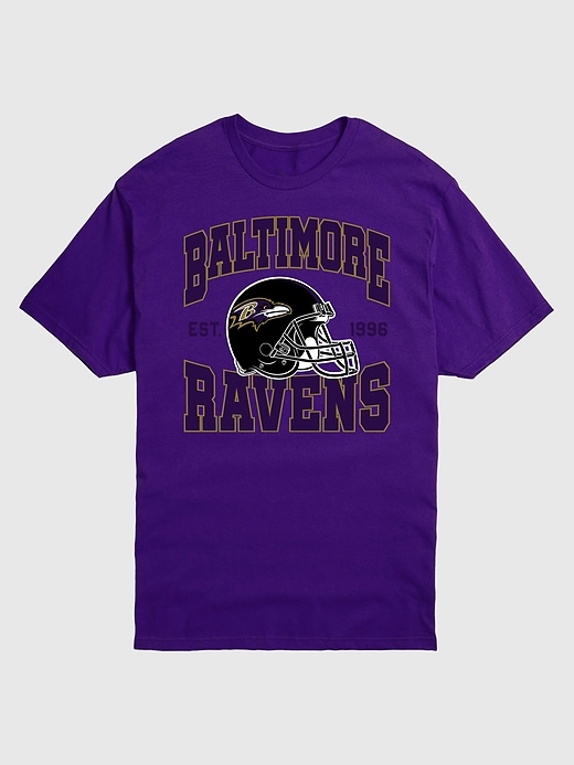 Image number 1 showing, NFL Baltimore Ravens Helmet Graphic Tee