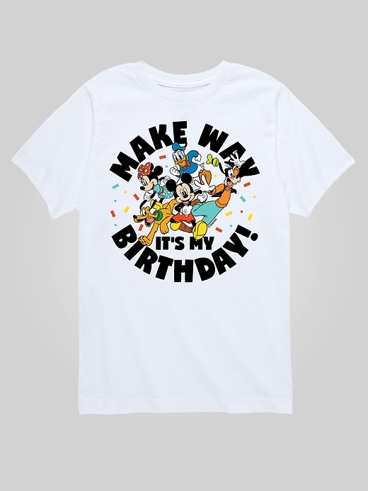 Image number 1 showing, Toddler Disney Make Way It's My Birthday Graphic Tee