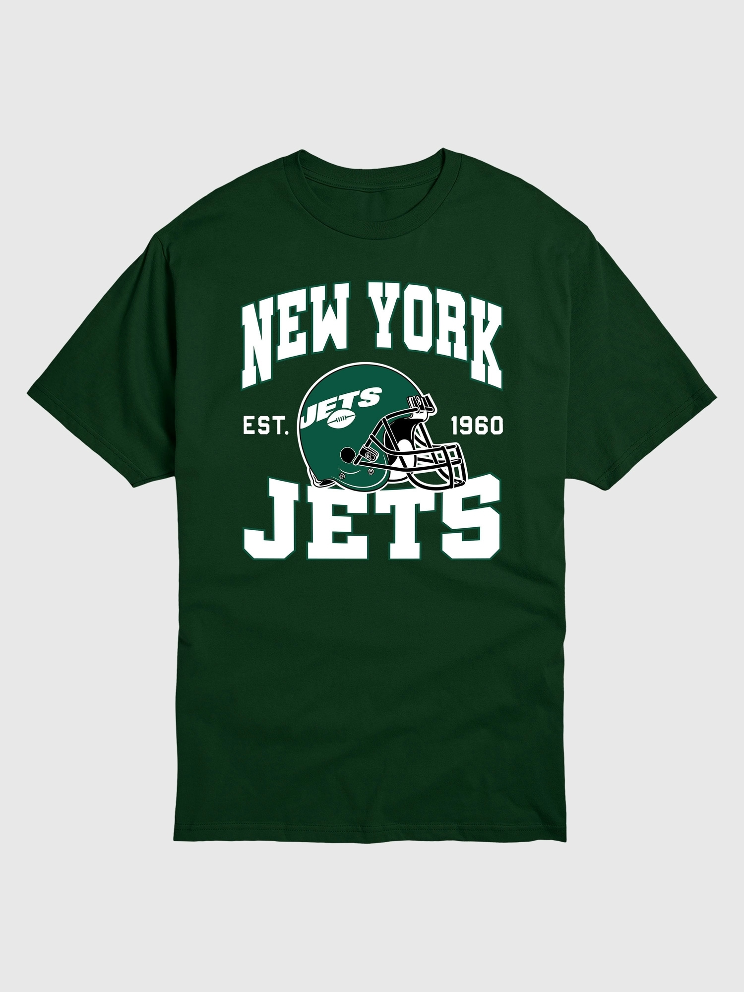 NFL New York Jets Helmet Graphic Tee