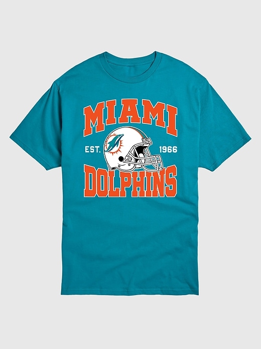 Image number 1 showing, NFL Miami Dolphins Helmet Graphic Tee