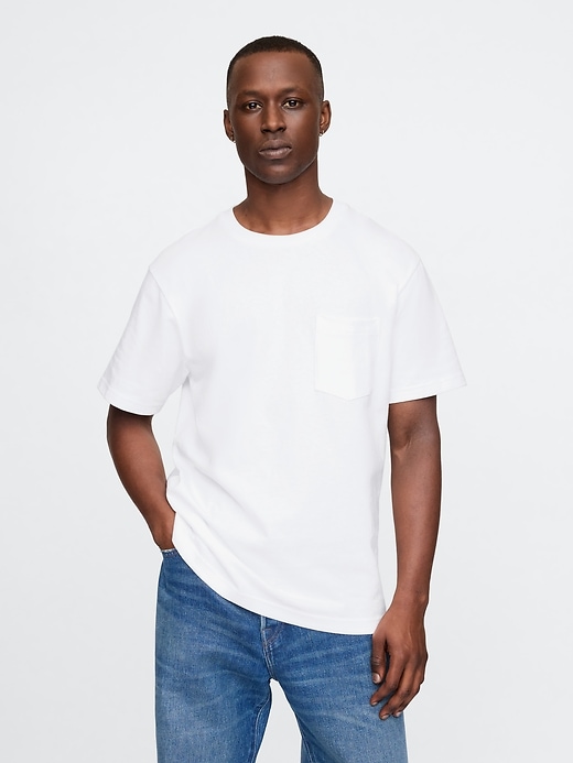 Image number 1 showing, Heavyweight Pocket T-Shirt