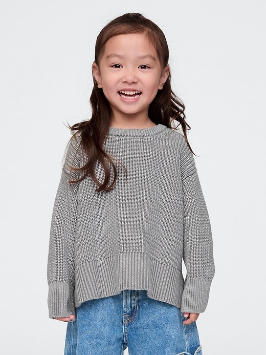 Image number 1 showing, babyGap 24/7 Split-Hem Sweater