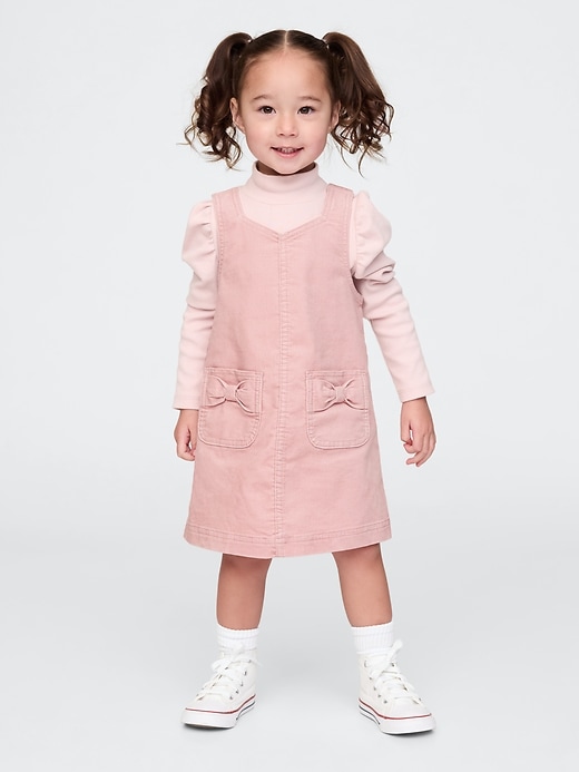 Image number 1 showing, babyGap Reissue Velvet Jumper Dress