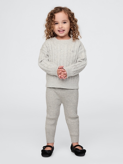 Image number 1 showing, babyGap CashSoft Rib Sweater Leggings