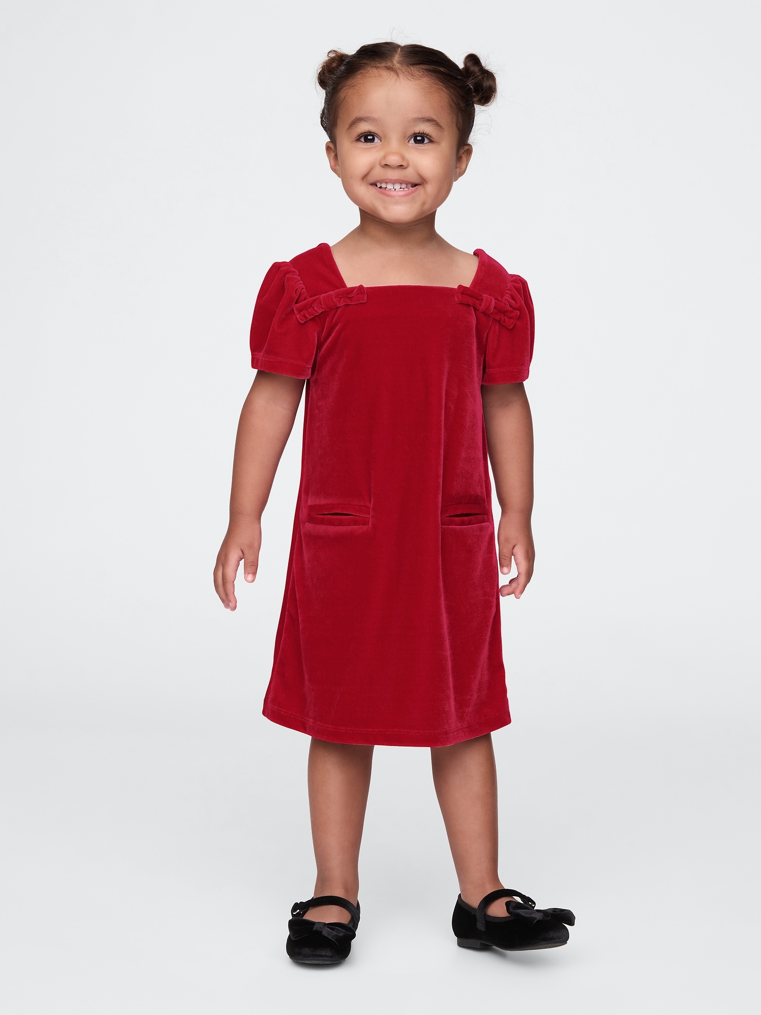 babyGap Velour Bow Shift Dress