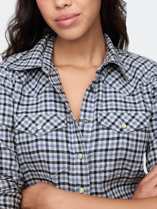 Image number 4 showing, Flannel Western Shirt