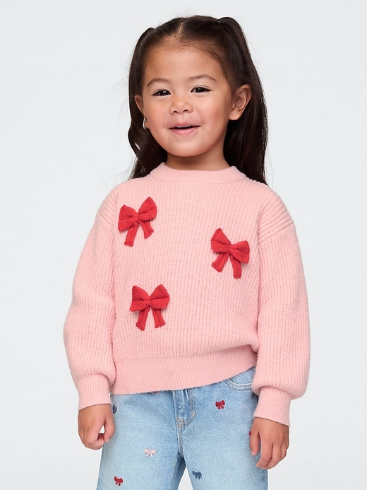 Image number 1 showing, babyGap CashSoft Bow Sweater