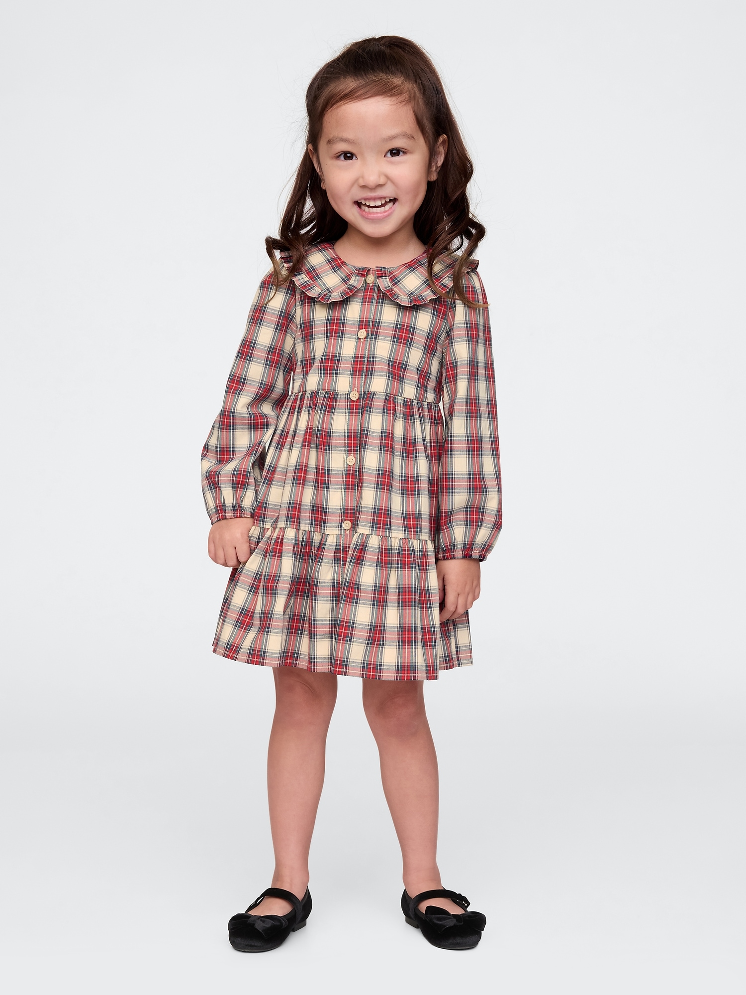 babyGap Tiered Ruffle Collar Dress