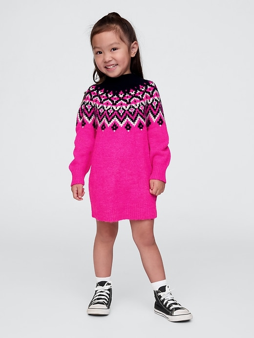 Image number 1 showing, babyGap Fair Isle Sweater Dress