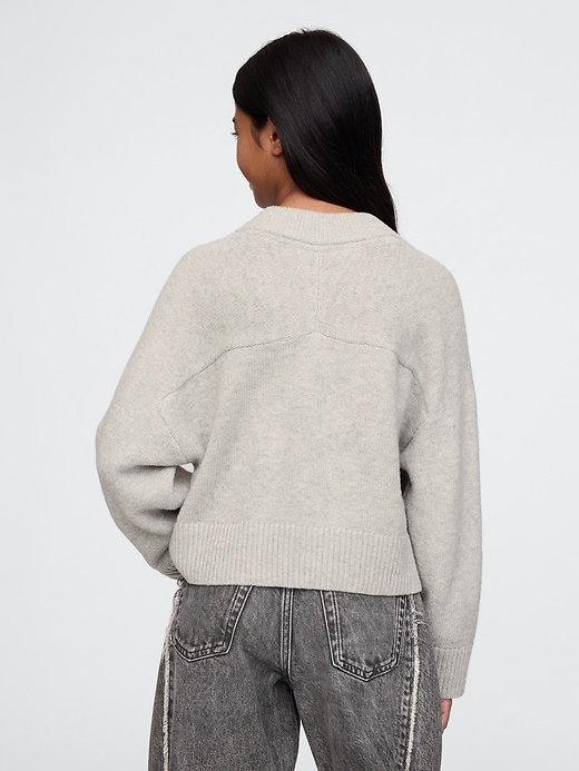 Image number 2 showing, Kids CashSoft Oversized V-Neck Sweater