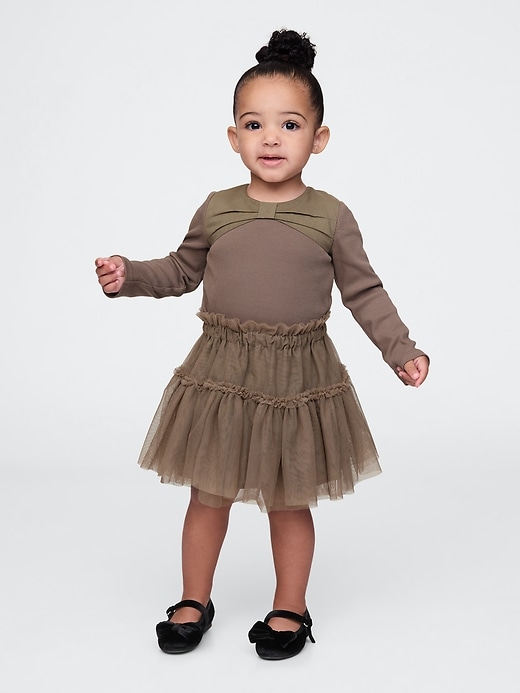 Image number 1 showing, babyGap Bow Tulle Outfit Set