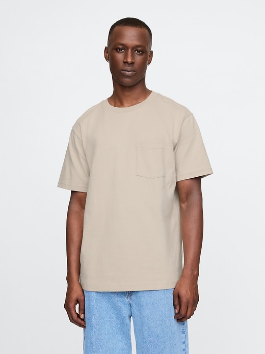 Image number 1 showing, Heavyweight Pocket T-Shirt