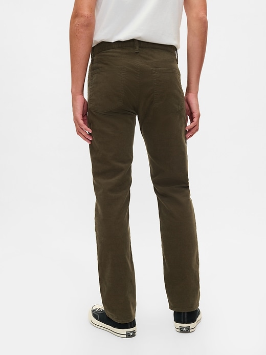 Image number 4 showing, Straight Corduroy Jeans with GapFlex